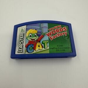 LeapFrog Leapster Game Cartridge Talking Words Factory